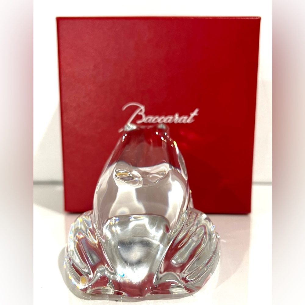 Baccarat Frog paperweight - Vintage - Picture 3 of 5